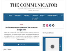 Tablet Screenshot of communicatoronline.org